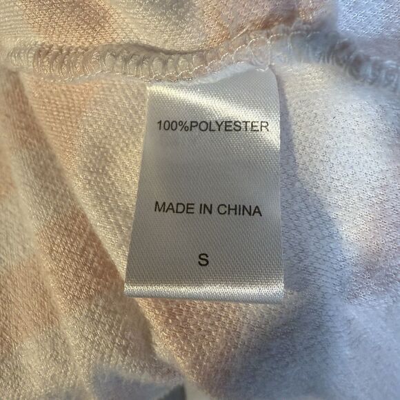 Betsey Johnson Pink Striped Ruffle Soft Robe Lounge Resort Relax Vacation - Picture 8 of 12